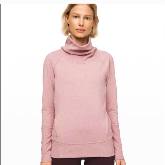 lululemon athletica Sweaters - Lululemon High Lines Pullover vintage Heathered Mauve